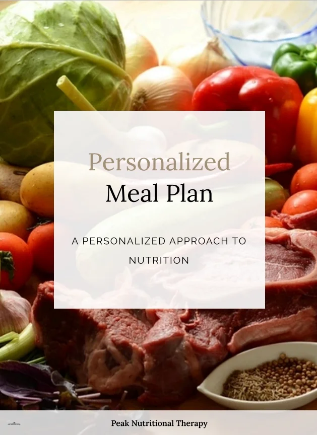 Personalized Meal Plan Cover