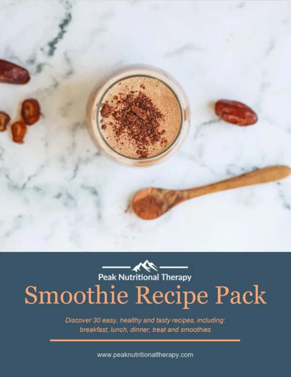 Peak Nutritional Therapy Smoothie Recipe Book